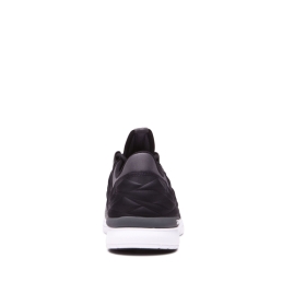 Mens Supra Low Top Shoes FLOW RUN EVO Black/Dk Grey/white | AU-75320